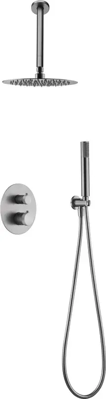 Set doccia incasso Top Nichel spazzolato Imex Gratis Retour