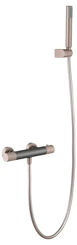 Rubinetto doccia termostatico Line Matt Grey-Champagne Laatste Kans