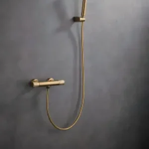 Rubinetto doccia termostatico Linea Oro Spazzolato Imex Laatste Versie