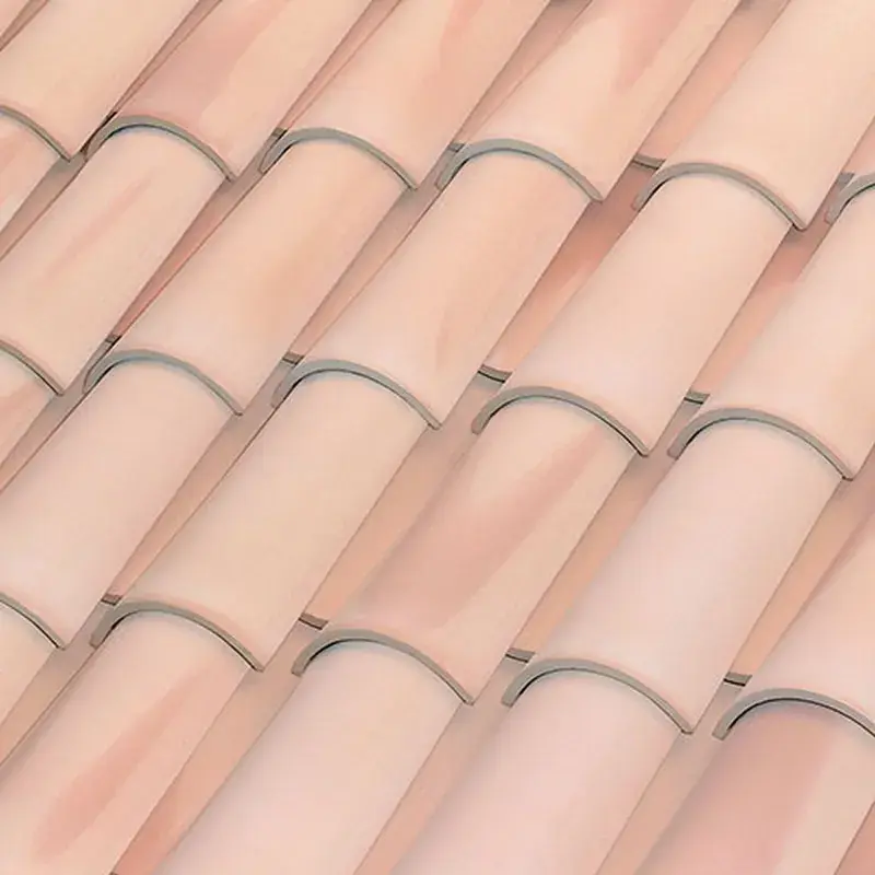 Alleen Vandaag Piastrella curva in ceramica Pallet C40.19, bianca screziata, modello Borja.