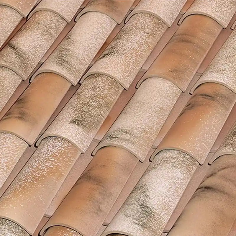 Pallet Curved Ceramic Tile C50.21 Lamalou Nature Tejas Borja Op = Op