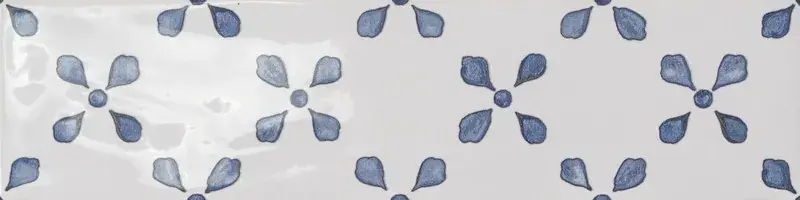 Tabarca Blu Lucido Scatola Piastrelle 7,5x30 0,5m2 / scatola 22 Pezzi / Scatola Pissano Premium