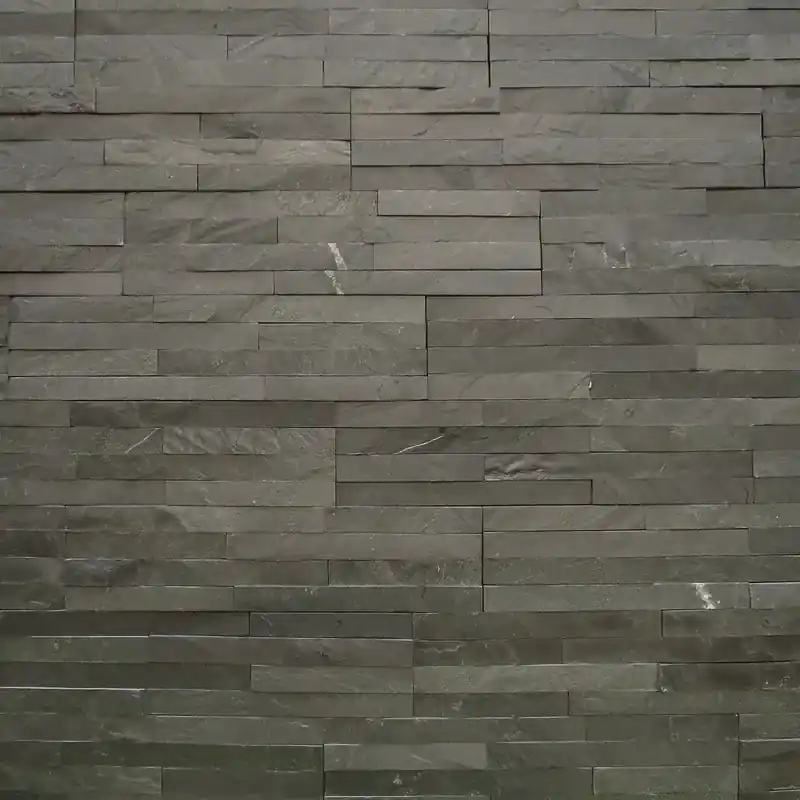 Scatola in pietra naturale premontata Linear Black 0.48m2 Piedras de Galicia Tijdelijk Beschikbaar