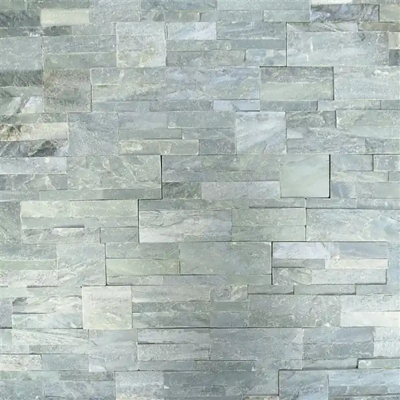 Betaalbaar Scatola da parete in pietra premontata Eco Grey 0,44 m2 Piedras de Galicia