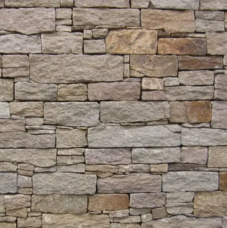 Scatola di pietra naturale medievale gialla selvaggia 0,33 m2 Piedras de Galicia Uitverkoop