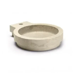 Nieuw Lavabo in pietra Icon beige 400x450x100 mm The Bathco