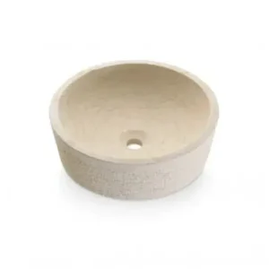 Lavabo in pietra beige Dual Stone 405x130 mm The Bathco Favoriet