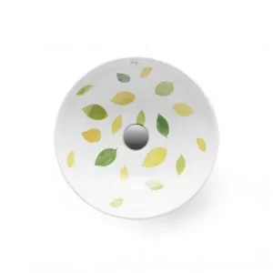 Lavabo Bathco Aire II in porcellana, 400Øx150 mm Gratis Retour