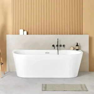 Vasca da bagno in acrilico Torino wall Sanycess Veilige Betaling