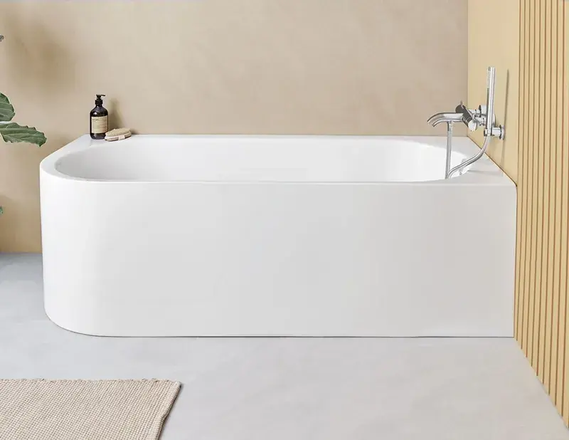 Express Levering Vasca da bagno in acrilico Torino angolo Sanycess