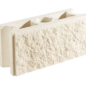 Express Levering Pallet di blocchi di cemento bianco Verniprens, bifacciale, 20x20x40 cm