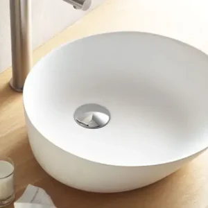 Meest Verkocht Lavabo da appoggio Umbria 380Øx120 mm The Bathco