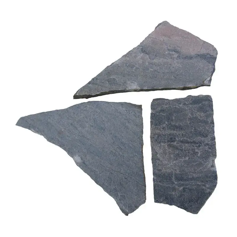 Lastra di quarzite orientale grigio irregolare a pallet Rechtstreeks Van De Fabrikant
