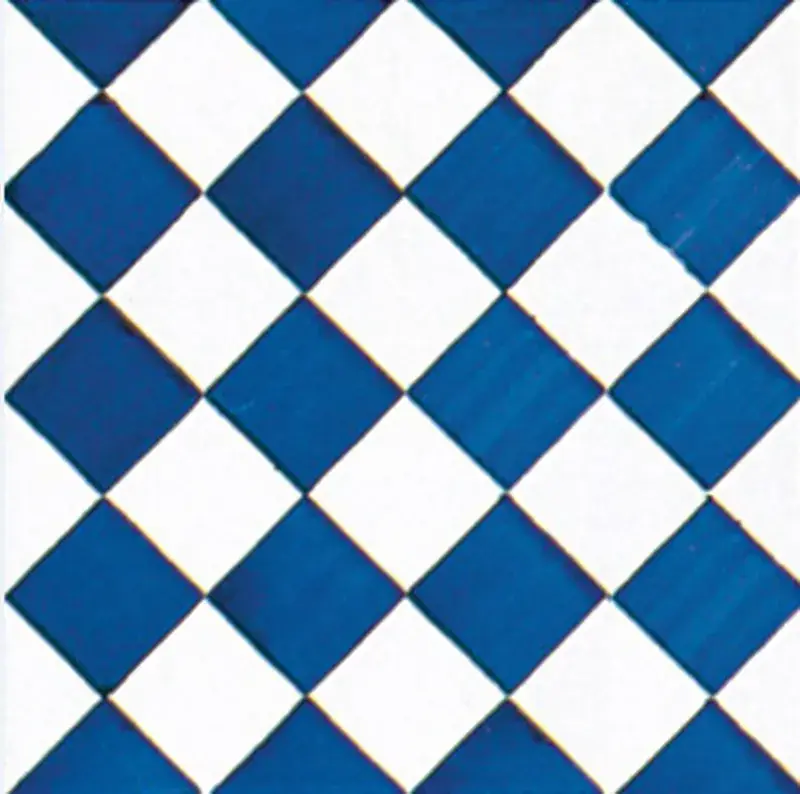 Piastrella Arlecchino Blu 20x20 cm Ceramica l´Antiga Gereduceerde Prijs