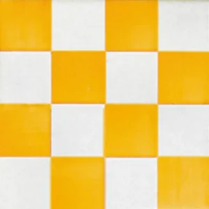 Koop Online Piastrella Damas G giallo 20x20 cm Ceramica l´Antiga