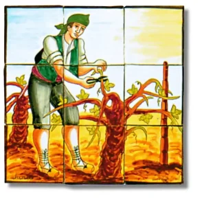 Premium Murale in ceramica giugno 39x39cm l´antiga