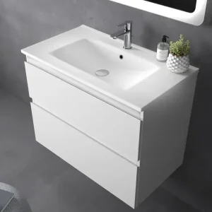 Composizione arredo bagno con lavabo Carmen bianco Avila Dos Premium