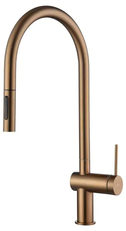 Berna rubinetto da cucina estraibile oro rosa spazzolato Ref GCE026/ORC Imex Actieprijs