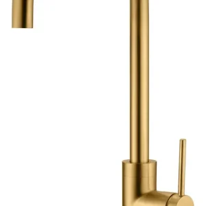 Finale Uitverkoop Rubinetto cucina monocomando oro spazzolato Loira GCR004/OC Imex