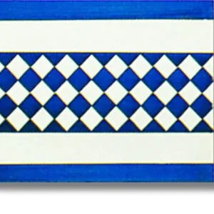Beperkt Aanbod Bordo 15x20 cm Arlequin Azul Ceramica Lantiga