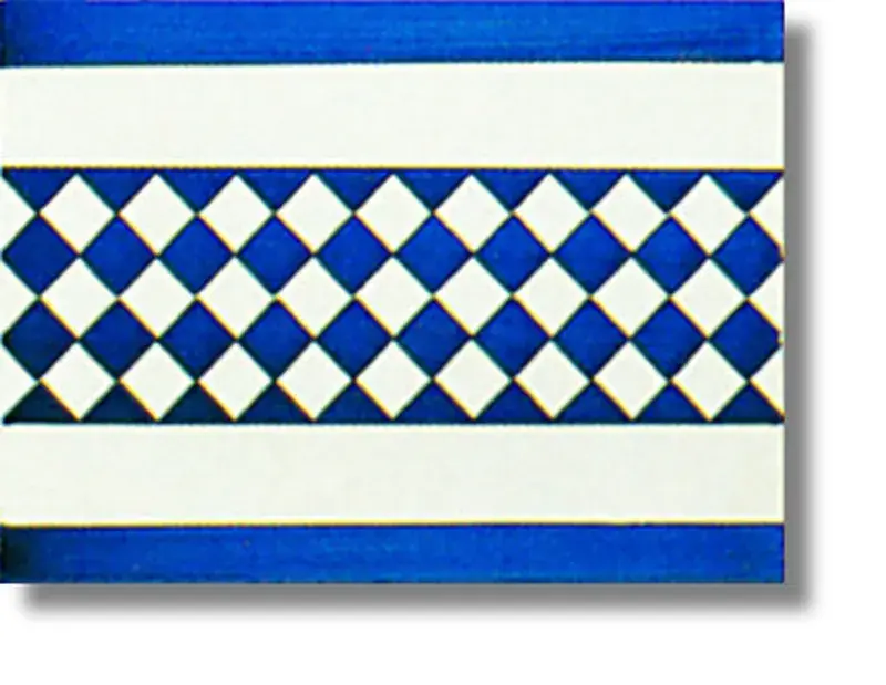 Beperkt Aanbod Bordo 15x20 cm Arlequin Azul Ceramica Lantiga