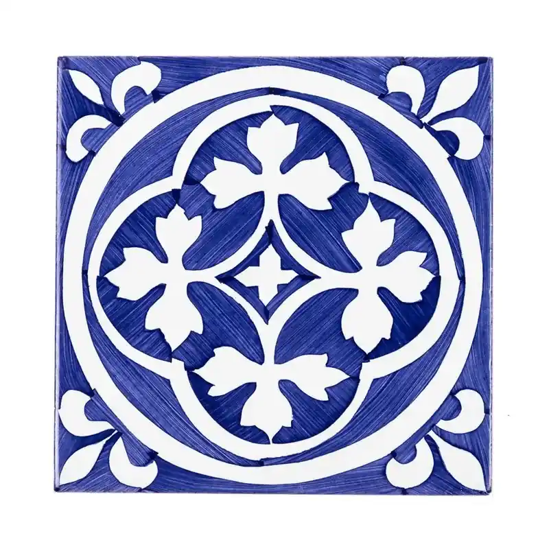 Laatste Kans Piastrella idraulica Almedijar blu 14x14 cm Ceramica Lantiga