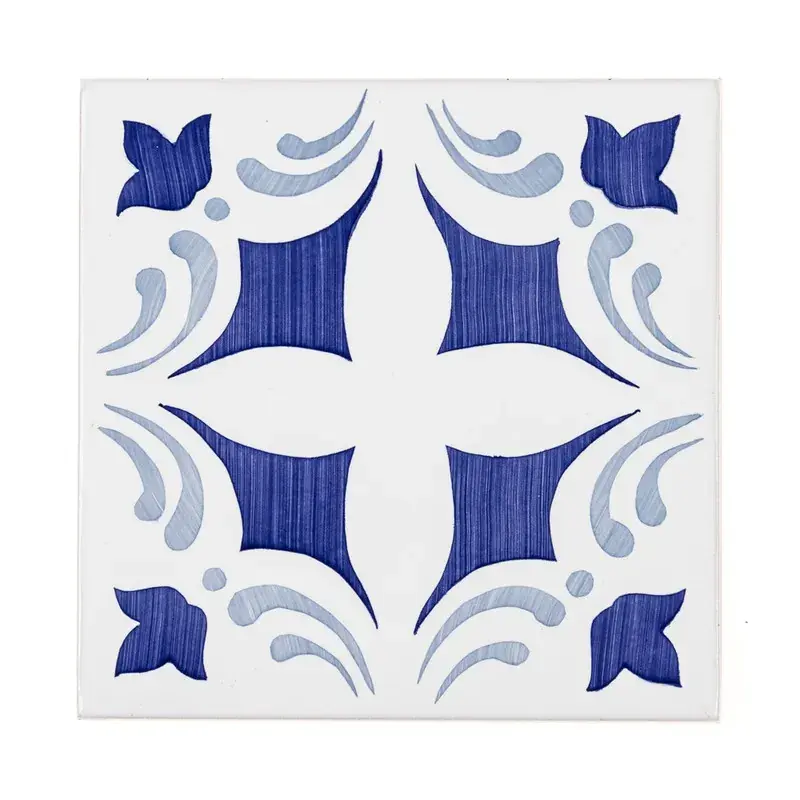 Piastrella idraulica Oropesa blu 14x14 cm Ceramica Lantiga Betrouwbaar