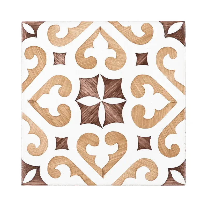 Piastrella idraulica Vinaroz siena 14x14 cm Ceramica Lantiga Hete Deal