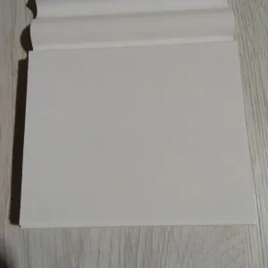 Battiscopa inglese bianco SPC 220x15x1,5 cm Laatste Versie