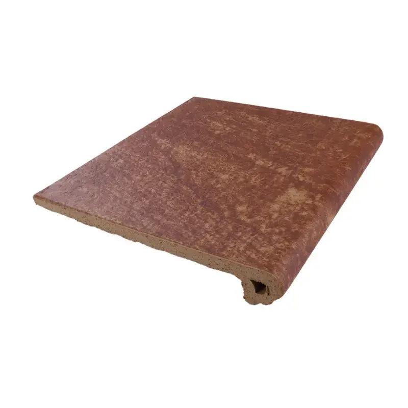 Gradino Diaspro Marrone 32,5x33 cm Gres de Aragon Bestel Nu