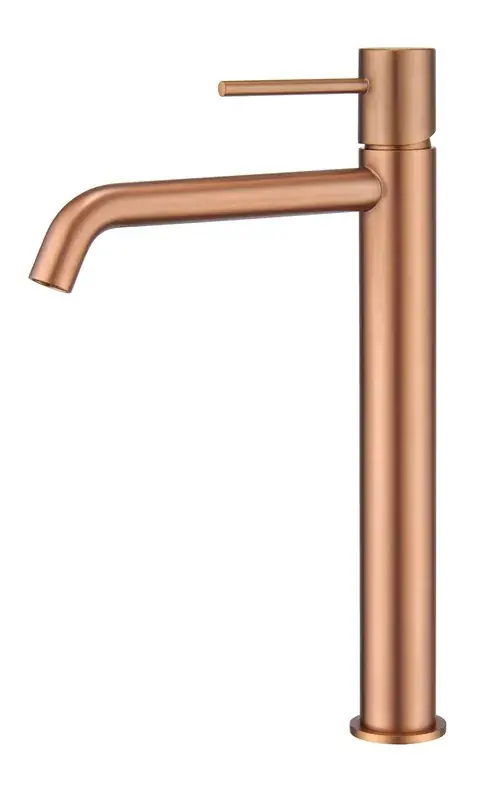 Miscelatore monocomando lavabo alto Monza oro-rosa BDM039-3ORC Imex Seizoensaanbieding