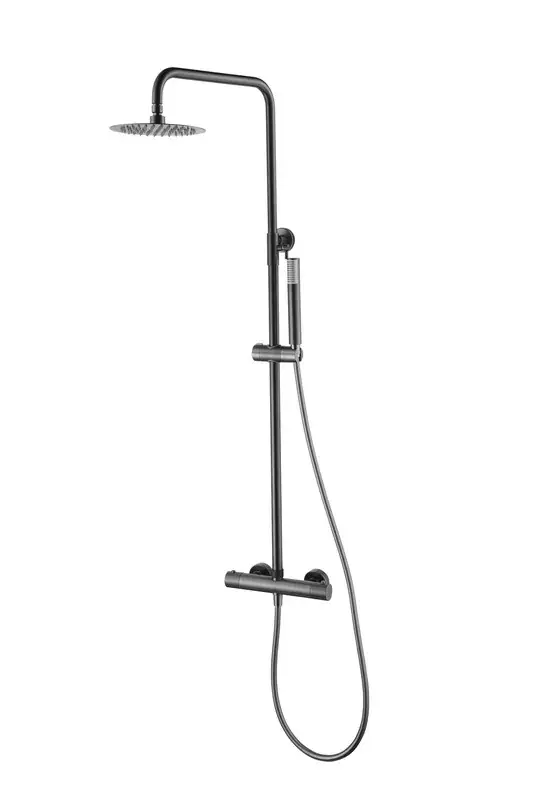 Flitsaanbieding Asta doccia termostatica Monza canna di fucile nero BTM039/BGM Imex
