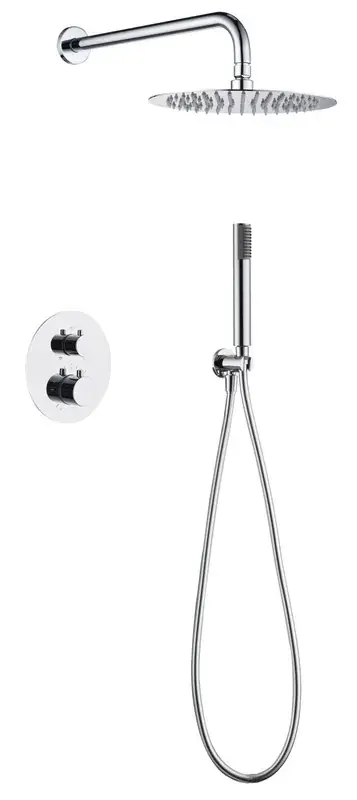 Set doccia incasso termostatico Monza cromo GTM039 Imex Koop Vandaag