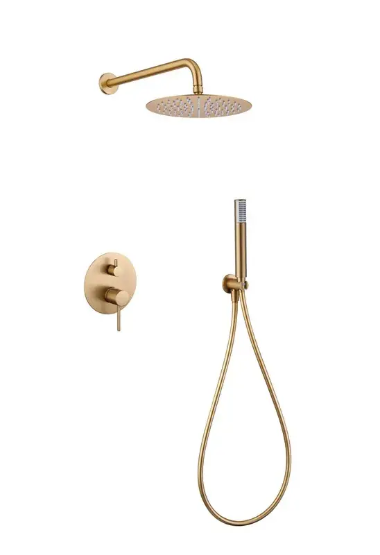 Gratis Retour Set doccia monocomando incasso Monza oro spazzolato GPM039/OC Imex