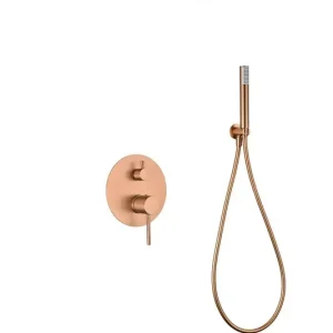 Set doccia monocomando incasso Monza oro rosa spazzolato GPM039/OC Imex Populair