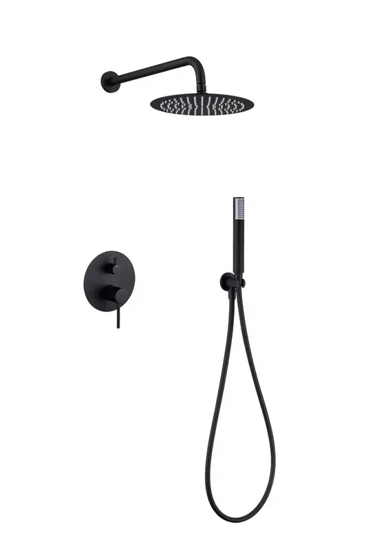Nieuw Set doccia monocomando incasso Monza nero opaco GPM039/NG Imex