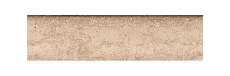 Battiscopa in porcellana Marmo Beige Travertino 40 cm Gres Aragón Direct Verzonden