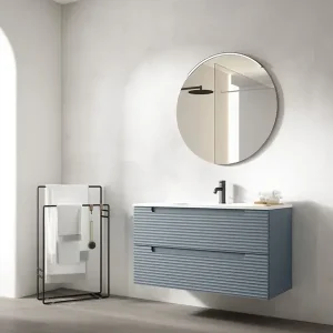 Rechtstreeks Van De Fabrikant Mobile Kyoto Avió con 2 cassetti e lavabo piatto in ceramica Visobath