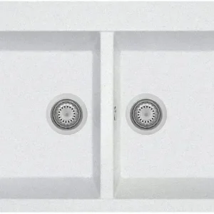 Direct Beschikbaar Lavello cucina Bianco Opale 860 x 510 mm Plados