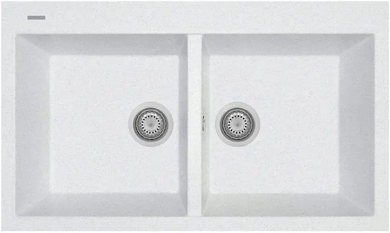 Direct Beschikbaar Lavello cucina Bianco Opale 860 x 510 mm Plados