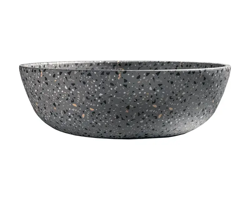 Must-Have Lavabo decorativo Terrazzo grigio 40Øx14 cm