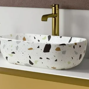 Laatste Kans Lavabo decorativo in porcellana Prague, 36x32x13,5 cm
