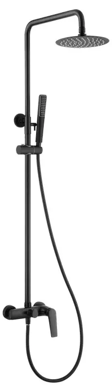 Asta doccia monocomando Delos Nero opaco BDD055/NG Imex Gratis Retour