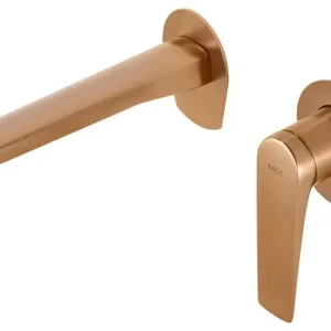Delos rubinetto monocomando lavabo incasso Oro rosa spazzolato GLD055/ORC Imex Must-Have