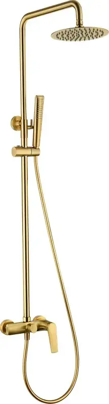 Shop Nu Delos Asta Doccia Monocomando Oro Spazzolato BDD055/OC Imex