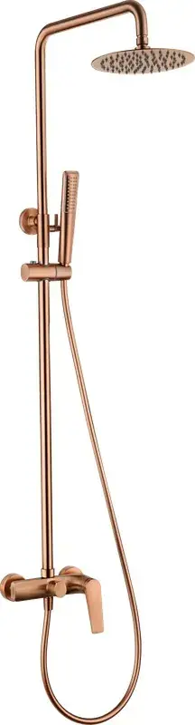 Delos Asta Doccia Monocomando Oro Rosa Spazzolato BDD055/ORC Imex Koop Vandaag