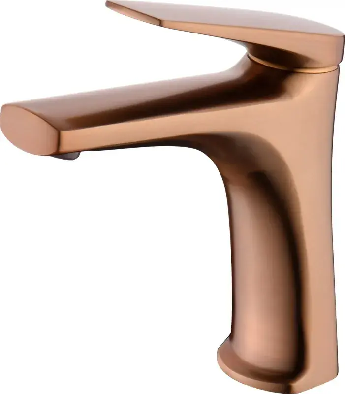 Delos Rubinetto Lavabo Monocomando Oro Rosa Spazzolato BDD055-1ORC Imex Snelle Levering