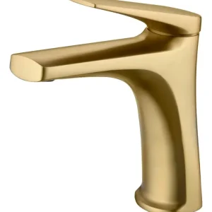 Dagaanbieding Delos Rubinetto Lavabo Monocomando Oro Spazzolato BDD055-1OC Imex