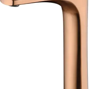 Beperkt Aanbod Delos Rubinetto Lavabo Monocomando Alto Oro Rosa Spazzolato BDD055-3ORC Imex