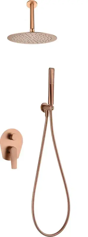 Gereduceerde Prijs Set doccia incasso monocomando Paros Oro rosa spazzolato GPP057/ORC
